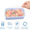 imageBentgo 20Piece Lightweight Durable Reusable BPAFree 1Compartment Containers  Microwave Freezer Dishwasher Safe  Blush PinkPeriwinkle