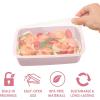 imageBentgo 20Piece Lightweight Durable Reusable BPAFree 1Compartment Containers  Microwave Freezer Dishwasher Safe  Navy BlueBlush Pink