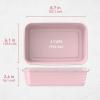 imageBentgo 20Piece Lightweight Durable Reusable BPAFree 1Compartment Containers  Microwave Freezer Dishwasher Safe  Navy BlueBlush Pink