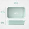 imageBentgo 20Piece Lightweight Durable Reusable BPAFree 1Compartment Containers  Microwave Freezer Dishwasher Safe  Navy BlueMint