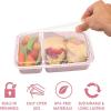 imageBentgo 20Piece Lightweight Durable Reusable BPAFree 2Compartment Containers  Microwave Freezer Dishwasher Safe  SkyBlush Pink