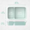imageBentgo 20Piece Lightweight Durable Reusable BPAFree 2Compartment Containers  Microwave Freezer Dishwasher Safe  SkyMint
