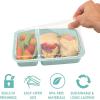 imageBentgo 20Piece Lightweight Durable Reusable BPAFree 2Compartment Containers  Microwave Freezer Dishwasher Safe  SkyMint