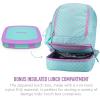 imageBentgo 2in1 Backpack ampamp Insulated Lunch Bag Set With Kids Prints Lunch Box Mermaid Scales