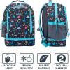 imageBentgo 2in1 Backpack ampamp Insulated Lunch Bag Set With Kids Prints Lunch Box and 4 Reusable Ice Packs Dinosaur