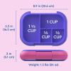 imageBentgo Chill Kids LeakProof Lunch Box  4Compartment Bento Box with BuiltIn Ice Pack 33 Cup Capacity PFAS ampamp BPAFree Microwave ampamp Dishwasher Safe Ideal Size for Ages 3 to 7 PurpleElectric Violet