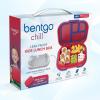 imageBentgo Chill Kids LeakProof Lunch Box  4Compartment Bento Box with BuiltIn Ice Pack 33 Cup Capacity PFAS ampamp BPAFree Microwave ampamp Dishwasher Safe Ideal Size for Ages 3 to 7 PurpleRedRoyal