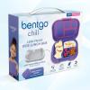 imageBentgo Chill Kids LeakProof Lunch Box  4Compartment Bento Box with BuiltIn Ice Pack 33 Cup Capacity PFAS ampamp BPAFree Microwave ampamp Dishwasher Safe Ideal Size for Ages 3 to 7 PurpleElectric Violet