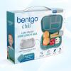 imageBentgo Chill Kids LeakProof Lunch Box  4Compartment Bento Box with BuiltIn Ice Pack 33 Cup Capacity PFAS ampamp BPAFree Microwave ampamp Dishwasher Safe Ideal Size for Ages 3 to 7 PurpleConfetti Edition  Truly Teal