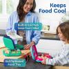 imageBentgo Chill Kids LeakProof Lunch Box  4Compartment Bento Box with BuiltIn Ice Pack 33 Cup Capacity PFAS ampamp BPAFree Microwave ampamp Dishwasher Safe Ideal Size for Ages 3 to 7 PurpleGreenNavy