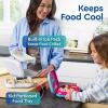 imageBentgo Chill Kids LeakProof Lunch Box  4Compartment Bento Box with BuiltIn Ice Pack 33 Cup Capacity PFAS ampamp BPAFree Microwave ampamp Dishwasher Safe Ideal Size for Ages 3 to 7 PurpleGray