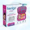 imageBentgo Chill Kids LeakProof Lunch Box  4Compartment Bento Box with BuiltIn Ice Pack 33 Cup Capacity PFAS ampamp BPAFree Microwave ampamp Dishwasher Safe Ideal Size for Ages 3 to 7 PurpleFuchsiaTeal