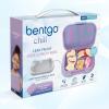 imageBentgo Chill Kids LeakProof Lunch Box  4Compartment Bento Box with BuiltIn Ice Pack 33 Cup Capacity PFAS ampamp BPAFree Microwave ampamp Dishwasher Safe Ideal Size for Ages 3 to 7 PurpleConfetti Edition  Vivid Orchid