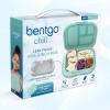 imageBentgo Chill Kids LeakProof Lunch Box  4Compartment Bento Box with BuiltIn Ice Pack 33 Cup Capacity PFAS ampamp BPAFree Microwave ampamp Dishwasher Safe Ideal Size for Ages 3 to 7 PurpleAqua