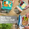 imageBentgo Chill Kids LeakProof Lunch Box  4Compartment Bento Box with BuiltIn Ice Pack 33 Cup Capacity PFAS ampamp BPAFree Microwave ampamp Dishwasher Safe Ideal Size for Ages 3 to 7 PurpleGray
