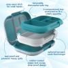 imageBentgo Chill Kids LeakProof Lunch Box  4Compartment Bento Box with BuiltIn Ice Pack 33 Cup Capacity PFAS ampamp BPAFree Microwave ampamp Dishwasher Safe Ideal Size for Ages 3 to 7 PurpleConfetti Edition  Truly Teal