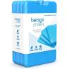 imageBentgo Ice Lunch Chillers  UltraThin Ice Packs Perfect for Everyday Use in Lunch Bags Lunch Boxes and Coolers  4 Pack BlueBlue
