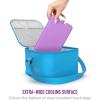 imageBentgo Ice Lunch Chillers  UltraThin Ice Packs Perfect for Everyday Use in Lunch Bags Lunch Boxes and Coolers  4 Pack BluePurple