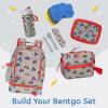 imageBentgo Kids 2in1 Backpack ampamp Insulated Lunch Bag  Durable 16 Backpack ampamp Lunch Container in Unique Prints for School ampamp Travel  Water Resistant Padded ampamp Large Compartments FairiesTrucks