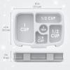 imageBentgo Kids 5Compartment Lunch Box  Confetti Design for School Ideal for Ages 37 LeakProof DropProof Dishwasher Safe ampamp Made with PFAS ampamp BPAFree Materials Confetti Edition  Abyss BlueGlitter Edition  Silver