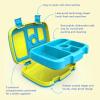 imageBentgo Kids BentoStyle 5Compartment LeakProof Lunch Box  Ideal Portion Sizes for Ages 3 to 7  Durable DropProof Dishwasher Safe PFAS ampamp BPAFree ampamp Made with FoodSafe Materials Citrus YellowCitrus Yellow