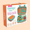 imageBentgo Kids BentoStyle 5Compartment LeakProof Lunch Box  Ideal Portion Sizes for Ages 3 to 7  Durable DropProof Dishwasher Safe PFAS ampamp BPAFree ampamp Made with FoodSafe Materials Citrus YellowOrange