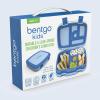 imageBentgo Kids BentoStyle 5Compartment LeakProof Lunch Box  Ideal Portion Sizes for Ages 3 to 7  Durable DropProof Dishwasher Safe PFAS ampamp BPAFree ampamp Made with FoodSafe Materials Citrus YellowBlue