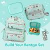 imageBentgo Kids Snack  2 Compartment LeakProof Bento Box Container for Snacks and Small Meals EasyOpen Latch Dishwasher Safe BPAFree for School Daycare ampamp Sports  Ideal for Ages 3 AquaAqua