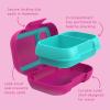 imageBentgo Kids Snack  2 Compartment LeakProof Bento Box Container for Snacks and Small Meals EasyOpen Latch Dishwasher Safe BPAFree for School Daycare ampamp Sports  Ideal for Ages 3 AquaFuchsiaTeal