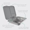 imageBentgo Kids Stainless Steel LeakResistant Lunch Box  3Compartments with Bonus Silicone Container Durable EcoFriendly Dishwasher Safe BPAFree Ideal for School Ages 3 FuchsiaSilver