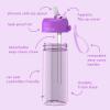 imageBentgo Kids Water Bottle  LeakProof Durable Tritan BPAFree 15 oz Cup for KidsToddlers Ages 3 Safe Sip Spout Carrying Handle ampamp Dishwasher Safe for School Sports Daycare ampamp Camp PurplePurple