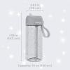 imageBentgo Kids Water Bottle  LeakProof Durable Tritan BPAFree 15 oz Cup for KidsToddlers Ages 3 Safe Sip Spout Carrying Handle ampamp Dishwasher Safe for School Glitter Edition  Silver