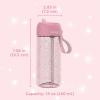 imageBentgo Kids Water Bottle  LeakProof Durable Tritan BPAFree 15 oz Cup for KidsToddlers Ages 3 Safe Sip Spout Carrying Handle ampamp Dishwasher Safe for School Glitter Edition  Petal Pink