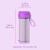 imageBentgo Kids Water Bottle  LeakProof Durable Tritan BPAFree 15 oz Cup for KidsToddlers Ages 3 Safe Sip Spout Carrying Handle ampamp Dishwasher Safe for School Sports Daycare ampamp Camp PurplePurple