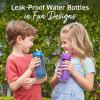 imageBentgo Kids Water Bottle  LeakProof Durable Tritan BPAFree 15 oz Cup for KidsToddlers Ages 3 Safe Sip Spout Carrying Handle ampamp Dishwasher Safe for School Sports Daycare ampamp Camp PurplePurple