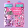 imageBentgo Kids Water Bottle 2Pack  LeakProof Durable Tritan BPAFree 15 oz Cup for KidsToddlers 3 FlipUp Straw Dishwasher Safe for SchoolSportsDaycareCamp Rainbows ampamp ButterfliesFairiesRainbows and Butterflies  Fairies