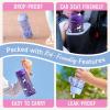 imageBentgo Kids Water Bottle 2Pack  LeakProof Durable Tritan BPAFree 15 oz Cup for KidsToddlers 3 FlipUp Straw Dishwasher Safe for SchoolSportsDaycareCamp Rainbows ampamp ButterfliesFairiesUnicorn  Lavender Galaxy