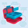 imageBentgo Pop  LeakProof Lunch Box ampamp Removable Divider for Ages 8 ampamp Teens  Lunch Container Holds 5 Cups of Food 34 Compartments MicrowaveDishwasher Safe 2 Year Warranty PeriwinklePinkFlame RedTurquoise