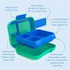 imageBentgo Pop  LeakProof Lunch Box ampamp Removable Divider for Ages 8 ampamp Teens  Lunch Container Holds 5 Cups of Food 34 Compartments MicrowaveDishwasher Safe 2 Year Warranty PeriwinklePinkSpring GreenBlue