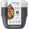 imageBentgo Prep  1Compartment Bowls with Custom Fit Lids  Reusable Microwaveable Durable PFAS ampamp BPAFree Freezer and Dishwasher Safe Meal Prep Food Storage  10 Bowls ampamp 10 Lids Sage Leaf GlitterGraphite
