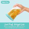 imageBentgo Prep  20 Piece 8 fl oz LeakProof Deli Containers with Lids Food Storage for Meal Prep TwistTop Reusable PFAS ampamp BPAFree Stackable Microwave Freezer ampamp Dishwasher Safe Honeydew32 oz Aquamarine