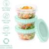 imageBentgo Prep  20 Piece 8 fl oz LeakProof Deli Containers with Lids Food Storage for Meal Prep TwistTop Reusable PFAS ampamp BPAFree Stackable Microwave Freezer ampamp Dishwasher Safe Honeydew8 oz Honeydew