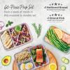 imageBentgo Prep 60Piece Meal Prep Kit  Reusable PFAS ampamp BPAFree Food Containers 1Compartment 2Compartment ampamp 3Compartments  Microwave Freezer ampamp Dishwasher Safe Gleam MetallicsFloral Pastels