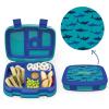 imageBentgo Prints Insulated Lunch Bag Set With Kids BentoStyle Lunch Box Shark