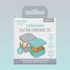 imageBentgo Sidekicks 2Pack Silicone Container Set  Dipping Sauce Cups for Condiments ampamp Small Snacks Reusable Durable ampamp LeakProof Liquid Storage Salad Dressing Container  26 oz Gray ampamp AquaGray  Aqua
