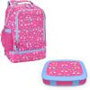 imageBentgo 2in1 Backpack ampamp Insulated Lunch Bag Set With Kids Prints Lunch Box Rainbows and Butterflies