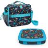 imageBentgo Prints Insulated Lunch Bag Set With Kids BentoStyle Lunch Box Dinosaur