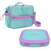 imageBentgo Prints Insulated Lunch Bag Set With Kids BentoStyle Lunch Box Mermaid Scales
