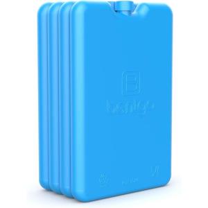 imageBentgo Ice Lunch Chillers  UltraThin Ice Packs Perfect for Everyday Use in Lunch Bags Lunch Boxes and Coolers  4 Pack BlueBlue