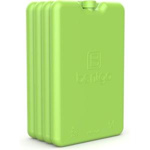 imageBentgo Ice Lunch Chillers  UltraThin Ice Packs Perfect for Everyday Use in Lunch Bags Lunch Boxes and Coolers  4 Pack BlueGreen
